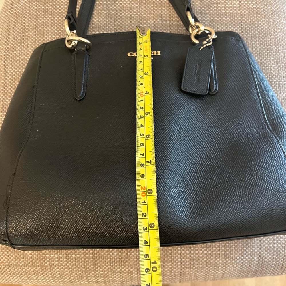 COACH 🌸 Minetta Black Leather Crossbody Bag - Picture 5 of 6
